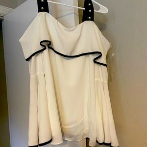 Thalia Sodi cold shoulder blouse